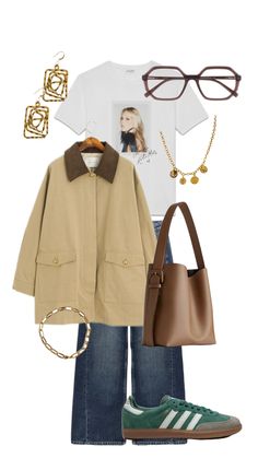 Chic Rainy Day Outfit, Outfits On Shein, Socks Loafers, Tweed Coats, Preppy Dark Academia, Oversized Blazers, Flannel Oversized, Cable Knit Sweater Vest, Mustard Orange