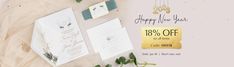 the wedding stationery is on sale now