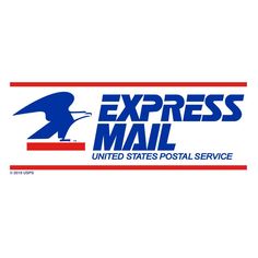 express mail logo on a white background