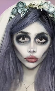 Mid Evil Makeup, Corse Bride Makeup, Emily And Victoria Corpse Bride Costumes, Cemetery Bride Makeup