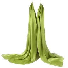 PRICES MAY VARY. Material: 100% silk Size: 71' x 35' (Appro) Touch & Feel: Feeling elegant smooth and soft when you touch this mulberry satin silk, it is also gently and breathable, the elastic is excellent when you pull it Functions: summer sun protection, warm (office air conditioning shawl)! Occasions: Can be used as scarf or shawl. Lightweight and soft, easy to carry and great for traveling. Perfect for all occasions and seasons. Attend a party, or family travel, or go to work suitable for y Orange Scarf, Yellow Scarf, Go To Work, Designer Scarves, Blue Scarf, Presents For Friends, Satin Silk, Apple Green, Accessories Clothing