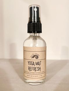 Made from simple and natural ingredients like witch hazelessential oils and waterthis yoga mat cleaner is a no-brainer for any yogis looking to clean their mats regularlyThis yoga mat cleaner is safeeffective and yoga teacher approvedUsing a yoga mat spray is so simpleJust spray the mixture directly onto your yoga matI like to do a light even coatingYou don't need to thoroughly coat or have puddles of cleanerUse a clean towel to rub the spray in your yoga mat and wipe any exc Yoga Mat Spray, Clean Towels, Witch Hazel, Yoga Teacher, Yoga Mat, Natural Ingredients, Aromatherapy, Essential Oils