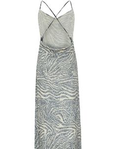 Nana Gotti's maxi dress is cut from sequined lycra knitwear jersey that hugs your figure as it falls. It has a plunging cowl neckline and turns to reveal a daring cutout back. Size & Fit Fits true to size Designed for a slim fit Fully adjustable shoulder straps Mid-weight, embellished, slightly stretchy fabric Details & Care Sequined Lycra Knitwear (100% Polyester) Dry Clean SIZE SHOULDER CM BUST CM WAIST CM HIP CM SLEEVE LENGTH CM 34 37 84 64 93 57 36 38 88 68 97 58 38 39 92 72 101 59 40 40 96 76 105 60 42 41 100 80 109 61 44 42 104 84 113 62 Zebra Dress, Parsons School Of Design, Composition Design, Von Furstenberg, Diane Von, Hug You, It's Fall, Bespoke Design, Zebra Print