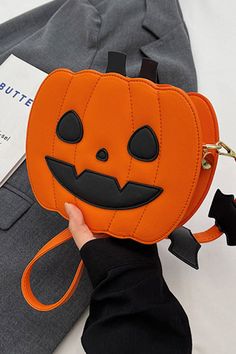 halloween aesthetic orange pumpkin shoulder bag boogzel clothing Trendy Halloween Tote Bag, Halloween School Crossbody Bag, Halloween School Shoulder Bag, Halloween Shoulder Bag For Daily Use, Halloween Satchel Bags, Halloween Gift Crossbody Bag, Halloween Satchel Shoulder Bag With Adjustable Strap, Trendy Rectangular Halloween Bag, Trendy Halloween Shoulder Bag For School