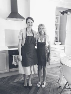 Katie Dean with Bénédicte, owner of The Parisian Kitchen, about to embark on a classic french pastry class taught by Bénédicte. Parisian Kitchen, Traditional French Recipes, French Macaron, French Pastry, Under The Tuscan Sun, Parisian Life, Female Founders, Cooking Lessons