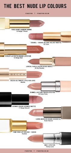 Pin on Lipstick Everyday Lipstick, Gucci Lipstick, Nude Lipstick Shades, Lip Colours, Face Makeup Tips, Natural Lipstick, Smink Inspiration, Makijaż Smokey Eye, Lipstick Collection