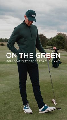 Golf gear that’s good for the planet
Create the look:
All-Day 1/4 Zip Jacket in ‘Forest Green’ Golf Gear Mens, Golf Campaign, Golf Shoot, Polo Aesthetic, Golf Fits, Model Shots, Golf Pictures, Essential Clothing