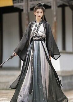 ad eBay - Historical Chinese Swordman Cosplay Costume Song Dynasty Embroidered Outfit Set - Buy Now, click the link (eBay) Casual Fantasy Clothing, Historical Chinese Clothing, Chinese Hanfu Dress, Embroidered Outfit, Dynasty Clothing, Traditional Asian Dress, Bust Dress, Chinese Traditional Clothing, Hanfu Dress