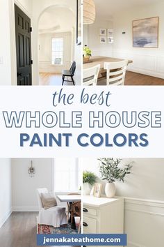 the best whole house paint colors