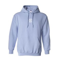 **ALL ITEMS ARE MADE TO ORDER. ALLOW 2 WEEKS FOR DELIVERY TO BE SAFE.** PRODUCTION CAN TAKE UP TO 7 BUSINESS DAYS. SHIPPING TIME IS ADDITIONAL, AND VARIES PER CARRIER. Baby blue hoodie, boyfriend fit. 100% Cotton. Embroidered white NCL logo. Our model is wearing size medium (unisex). Please visit our Shop Policies and FAQ for more information. -- CUSTOM ORDERS Need to order 12 or more pieces for your chapter? CONTACT US - https://aliandariel.typeform.com/to/Ydwe4k OFFICIALLY LICENSED. Blue Cotton Hoodie With Embroidered Logo, Blue Hoodie With Embroidered Logo, Blue Crew Neck Hoodie With Embroidered Logo, Winter Blue Hoodie With Embroidered Logo, Blue Hoodie With Embroidered Logo For Winter, Light Blue Cotton Hoodie, Blue Embroidered Fleece Sweatshirt, Light Blue Cotton Hooded Hoodie, Blue Embroidered Cotton Hoodie