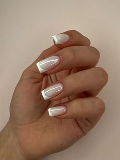 Casual Nails, Work Nails, French Acrylic Nails, Classic Nails, Hot Nails