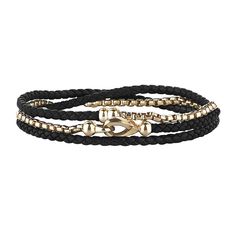 This box chain and leather wrap bracelet is for the man with dynamic style. This expertly crafted charming look, features 14K solid gold box chain and braided leather. This bracelet wraps around your wrist and secures with a fish-hook clasp. Perfect combination of silver and leather.
Perfect for everyday use, alone or to combine with luxury watches.
Solid gold fine jewelry goods
3 mm Premium Nappa Leather
14K solid gold 2.50 mm Box Chain
14K solid gold unique fish hook clasp
This design comes with Atolyestone's iconic gift box
Custom Made: Dispatching 5-8 Business Days. Unique Fish, Anchor Bracelet, Skull Bracelet, Gold Box, Minimalist Bracelet, Gold Bangle Bracelet, Personalized Bracelets, Hook Clasp, Leather Wrap Bracelet