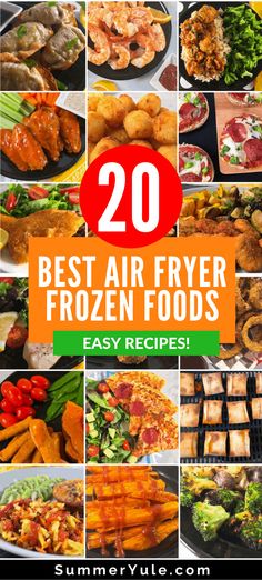 the top 20 best air fryer frozen foods for easy and quick meals to make