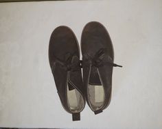 "Vtg women`s chestnut brown suede leather shoes. Italian lace up sneakers. Made in Italy. EU size 36. European flat heels shoes. condition: a little used shoes. Look photos, please. measurements: outsole length 26 cm / 10.1\" in heels height 2 cm / 0.8\" in EU size 36 (labeled size) 3.5 UK (labeled size) US 5.5" Brown Suede Low-top Leather Shoes, Brown Suede Lace-up Shoes With Almond Toe, Brown Suede Lined Lace-up Shoes, Brown Lace-up Shoes With Suede Lining, Brown Suede High-top Leather Shoes, Brown Suede Ankle-high Leather Shoes, Vintage Brown Suede Leather Shoes, Brown Suede Vintage Leather Shoes, Womens Leather Booties