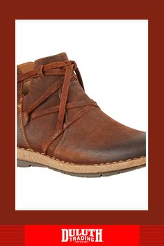 Opanka handcrafted construction means these Born Tarkiln Boots are incredibly long lasting so you can put on the miles. Comfortable Brown Closed Toe Boots, Comfortable Leather Boots With Removable Insole, Comfortable Brown Leather Boots, Comfortable Boots With Leather Footbed For Outdoor, Suede Slip-on Boots With Cushioned Footbed, Comfortable Leather Boots With Round Toe, Comfortable Leather Boots With Flat Heel, Brown Boots With Cushioned Footbed And Flat Heel, Comfortable Brown Boots With Cushioned Footbed