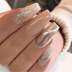 Tapered Square Nails, Nails Ombre, Nail Art Ombre, Kylie Jenner Outfits, Shiny Nails, Crystal Nails, Coffin Nails Designs, Nails Toes