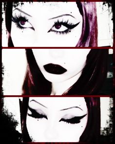 goth gothic makeup goth girl mall goth #goth #gothic #gothgirl #mallgoth #gothmakeup #mallgothmakeup 60s Goth Makeup, Mopey Goth Makeup, Trad Goth Makeup Ideas, Vintage Goth Makeup, 2000s Goth Makeup, Siouxsie Sioux Makeup, Goth Makeup For School, Different Goth Styles, Simple Goth Makeup Look