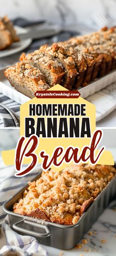 this homemade banana bread is so good and easy to make