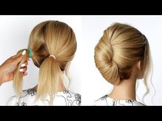 French Roll Hairstyle, Hair Updos Tutorials, French Roll, Roll Hairstyle, French Twist Hair