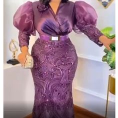 Turkey Gown Styles, Luxury Purple Kaftan For Festive Occasions, Fashion Inclusivity, Purple Evening Dress Plus Size, Party Long Dresses For Women, Purple Plus Size Evening Wear, Elegant Purple Sequin Fabric For Evening, Turkey Outfits, Elegant Purple Floor-length Kaftan