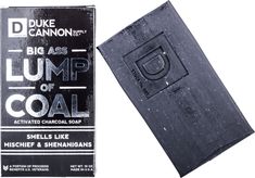 Shop Duke Cannon Big Ass Lump of Coal Activated Charcoal Soap Black at Best Buy. Find low everyday prices and buy online for delivery or in-store pick-up. Price Match Guarantee. Lump Of Coal, Duke Cannon, Activated Charcoal Soap, Beer Soap, Holiday Soap, Mens Soap, Charcoal Soap, Masculine Scent, St Nick