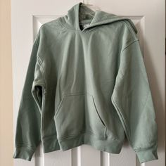 Brand New!!! Never Worn!!! (Color: Seafoam Green) (Size: S) No Trades No Modeling Seafoam Green Clothes, Oversized H&m Winter Sweatshirt, Oversized H&m Sweatshirt For Winter, H&m Oversized Winter Sweatshirt, H&m Casual Sweatshirt With Ribbed Cuffs, Casual H&m Sweatshirt With Ribbed Cuffs, H&m Oversized Cotton Sweatshirt, Oversized H&m Sweatshirt For Streetwear, H&m Casual Winter Sweatshirt