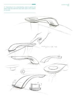 some sketches of different shapes and sizes of furniture, including the footrests and arm rest