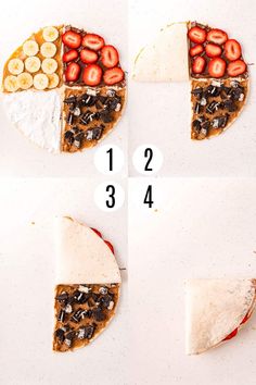 how to make a tik tok tortilla wrap with strawberries and bananas