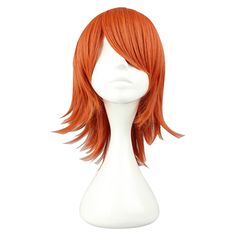 One Piece Nami Wig Heat Resistant Synthetic Hair Carnival Halloween Cosplay Party Props Material：High Temperature F Package included: Wig Nami Cosplay, Anime Wigs, Hair Anime, Halloween Wigs, Fake Hair, One Piece Nami, Nami One Piece, Wigs Online, Short Wigs