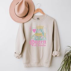 Looking for a cute versatile top to wear this summer? Make sure to grab one of our Cursive Fall Leaf Sweatshirts! This soft and comfortable shirt is the perfect top for any outfit. It can be paired with biker shorts, Jeans, or the classic stay at home sweats! The bright color adds a pop of summer to any outfit. This sweatshirt is true-to-size, so be sure to order your regular size! If you are looking for a more oversized look, make sure to size up. Shipt Shopper, Fall Leaf, Shorts Jeans, Queen Of Hearts, Stay At Home, Biker Shorts, Bright Color, Online Purchase, This Summer