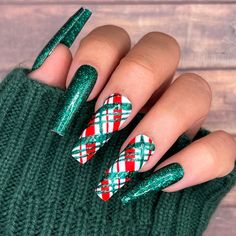 Nail Deaigns, Girl Secrets, Plaid Nails