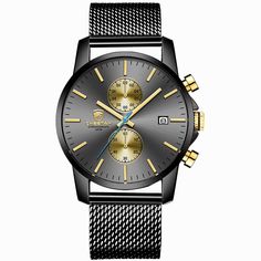 Watch Type: Men Watch Case Material: Alloy Case Diameter: 42 mm Case Thickness: 12 mm Band Material: Leather Band Movement: QUARTZ Case Shape: Round Dial Diameter: 42 mm / 1.65 inch Band Length: 26 cm / 10.24 inch Case Thickness: 12 mm / 0.47 inch Band Width: 22 mm / 0.87 inch Clasp Type: Buckle Perfect for all kind of business, casual, outdoor sports, indoor activities or daily use, all small dials are working with real chronograph function! Stylish Watches Men, Mens Watches Popular, Mens Watches Leather, Retro Watches, Watch For Men, Classic Watches, Brown Leather Strap, Chronograph Watch, Business Fashion