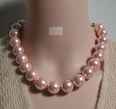 Material: shell pearl Making Technics: Full Handmade shell pearl size:16mm.18mm huge 16mm,18mm pink sea shell pearl necklace ,statement necklace,women necklace ,pink Beaded Necklaces for Women,wedding necklace String: ready made color: pink length:choose if you need other length/ size / color, all could contact me please! Luxury Pink Pearl Beaded Necklace, Luxury Pink Pearl Beaded Necklaces, Cheap Handmade Pink Pearl Necklace, Luxury Pink Pearl Necklaces, Luxury Pink Beaded Pearl Necklace, Luxury Pink Pearl Necklace With Gemstone, Luxury High Luster Pink Pearl Necklace, Luxury Pink Baroque Pearl Necklace, Luxury Pink Baroque Pearl Necklaces