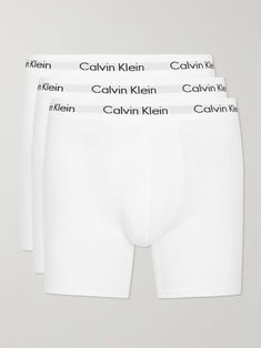 Shop CALVIN KLEIN UNDERWEAR Three-Pack Stretch-Cotton Boxer Briefs, Explore the latest in-season CALVIN KLEIN UNDERWEAR collection today on MR PORTER Iconic Design, Gift Store, Boxer Briefs, Mr Porter, Stretch Cotton, Briefs, Icon Design, Fashion News, Porter