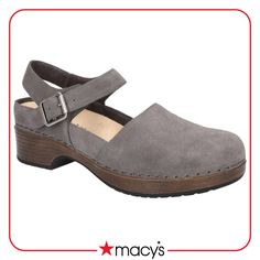 in stock Leather Clogs With Block Heel And Leather Footbed, Casual Suede Clogs With Heel Loop, Leather Clogs With Buckle Closure And Block Heel, Leather Clogs With Cushioned Footbed And Block Heel, Calf Leather Clogs With Removable Insole, Slip-on Style, Leather Slip-on Clogs With Ortholite Insole, Brown Leather Non-slip Clogs, Leather Clogs With Heel Loop, Medium Width, Leather Clogs With Branded Insole, Medium Width