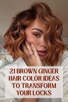 brown ginger hair Hair Color Inspiration For Pale Skin, Brown Hair Ginger Undertone, Copper Hair On Morena Skin, Hair Color Ideas For Yellow Undertones, Curly Hair Color Ideas Pale Skin, Hair Color Ideas Cool Skin Tone, Dark Hair Colours For Pale Skin, Butterscotch Hair Color Brown, Dark Skin Short Hair Color