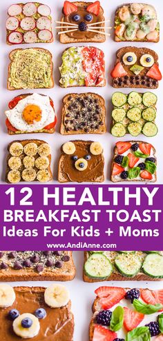 healthy breakfast toast ideas for kids and moms