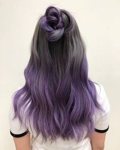 Dyed Hair Pastel, Ombre Bob, Dyed Hair Purple, Dip Dye Hair, Dye Hair, Hair Ombre, Hair Color Purple, Ombre Hair Color, Dye My Hair