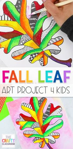 the fall leaf art project for kids