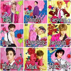 the members of btop's upcoming album are shown in different colors and font