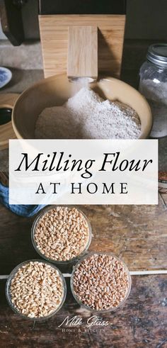 Curious about milling flour at home? There’s something special about turning whole wheat berries into fresh, nutrient-rich flour that’s perfect for baking. Discover the best grain mills, tips for choosing the right wheat, and how to get started today! Wheat Berries To Flour, Grow Wheat For Flour, Mill Flour, Grain Mill, Homemade Foods, Food Gardening, Bran Muffins