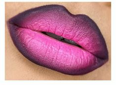 Dark Pink Lipstick, Dark Purple Lipstick, Pink Lipstick Shades, Female Lips, Hoco Makeup, Metallic Lips, Hot Pink Lips, Lipstick Kit, Purple Lipstick