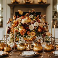 High-Definition Centerpieces Thanksgiving Illustrations Set Thanksgiving Table Set Up, Thanksgiving Floral Centerpieces, Thanksgiving Florals, Thanksgiving Flower Centerpieces, Thanksgiving Centerpieces Table, Thanksgiving Table Settings Elegant, Fall Interior Design, Thanksgiving Style, Thanksgiving Floral