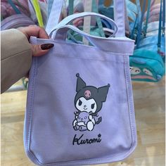 Kuromi Tote Bag Decorative Cute 2022 Japan. #Kuromi #Vintagesanrio Condition New -Retro Sanrio . Brand New Official Product. Harajuku Style Purple School Bag, Kawaii Purple Shoulder Bag For Travel, Purple Kawaii Shoulder Bag For Travel, Cute Purple Shoulder Bag For School, Kawaii Purple Bag For Everyday Use, Kawaii Purple Bag For Daily Use, Purple Kawaii Bags For Everyday Use, Purple Kawaii Bag For Daily Use, Purple Kawaii Shoulder Bag