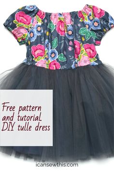 Free Size 4t Dress Patterns, Easy Girl Dresses To Sew, Free Kids Sewing Patterns Pdf, Easy Toddler Dress Pattern, Kid Dress Pattern, Toddler Dress Pattern Free Sewing, Toddler Dress Free Pattern, Free Toddler Dress Pattern, Free Baby Dress Pattern