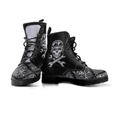 Classy Gothic Boots - American Legend Rider Punk Style Black Work Boots For Winter, Casual Round Toe Boots For Biker Events, Winter Streetwear Moto Boots With Reinforced Toe, Streetwear Round Toe Boots With Protective Metal Feet, Biker Style Winter Work Boots With Round Toe, Streetwear Moto Boots With Rubber Sole, Biker Boots With Round Toe For Outdoor, Winter Biker Style Work Boots For Outdoor, Winter Biker Work Boots For Outdoor