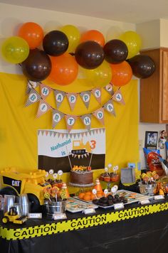 an image of a birthday party with balloons