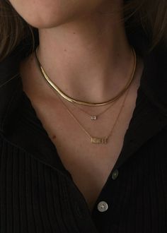 Kismet Herringbone Chain Necklace 14k Yellow Gold - Kinn Luxury Herringbone Necklace With Delicate Chain, Minimalist Yellow Gold Herringbone Necklace For Layering, Minimalist 14k Gold Snake Chain Necklace Gift, 14k Gold Herringbone Necklace With Delicate Chain As Gift, Luxury Minimalist Herringbone Necklace With Gold Chain, Personalized Elegant Snake Chain Jewelry, Chic Gold Herringbone Necklace With Delicate Chain, 14k Gold Herringbone Necklace With Box Chain As Gift, Everyday Gold Herringbone Necklace In 14k