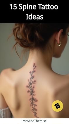 Spine Tattoo Ideas,Woman with floral vine spine tattoo Spine Scar Tattoo Cover Up, Flower Tattoos Spine, Spine Tattoo Ideas, Tattoo Concepts, Scar Tattoo, Tattoo Cover Up, Pretty Tattoos For Women, Wrist Tattoos For Women, Let It Flow