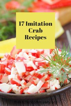 Immitation Crab Recipes, Crab Recipes Easy, Surimi Recipes, Crab Appetizer, Crab Cake Recipes, Crab Pasta, Crab Salad Recipe, Sea Food Salad Recipes